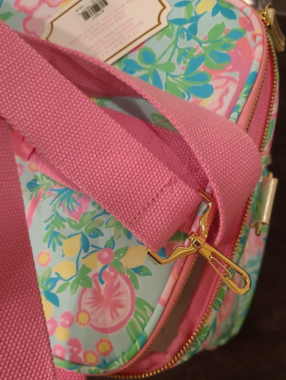 💗 NWT Lilly Pulitzer Flamingo Cooler / Wine Carrier - Picture 8 of 8